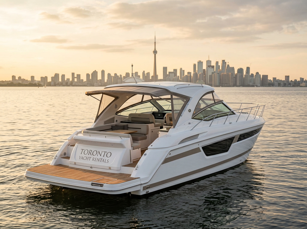 Yacht near the Toronto Islands